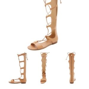 Women’s Michael Michael Kors Sofia Gladiator Tan Sandals Size 7